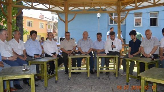 Kurum Amirleri Tufanbeyli Belediyesinde Bir araya geldi.